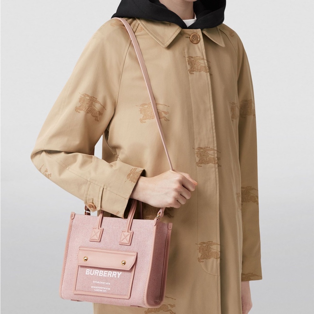 Burberry Freya Mini Tote Pink